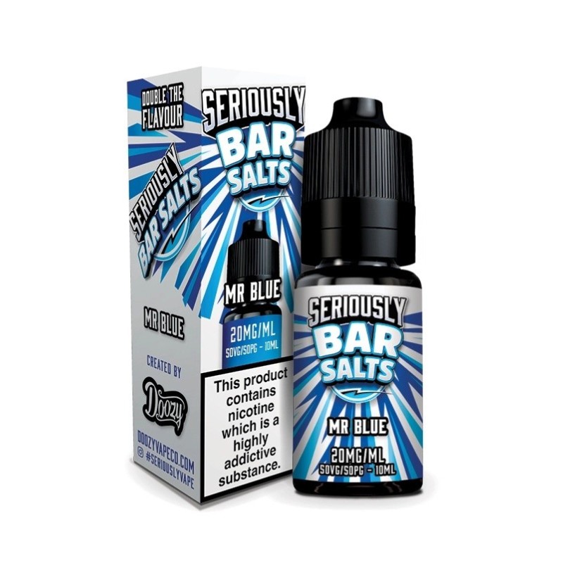 Liquide Sérieusement Salé - Mr Blue 20 mg 10 ml | Eliq Vapoteur