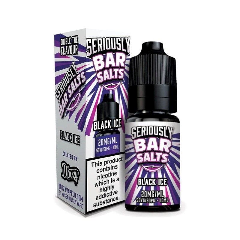 Liquid Seriously Salty - Black Ice 20 mg 10 ml | Eliq Vapoteur