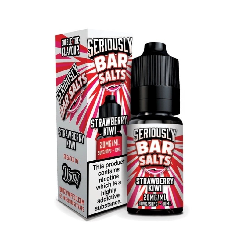 Liquid Seriously Salty - Fraise Kiwi 20 mg 10 ml | Eliq Vapoteur