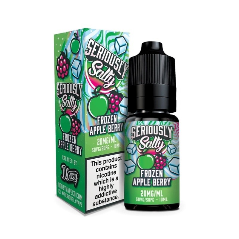 Liquid Seriously Salty - Pomme Baie Gelée 20 mg 10 ml | Eliq Vapoteur