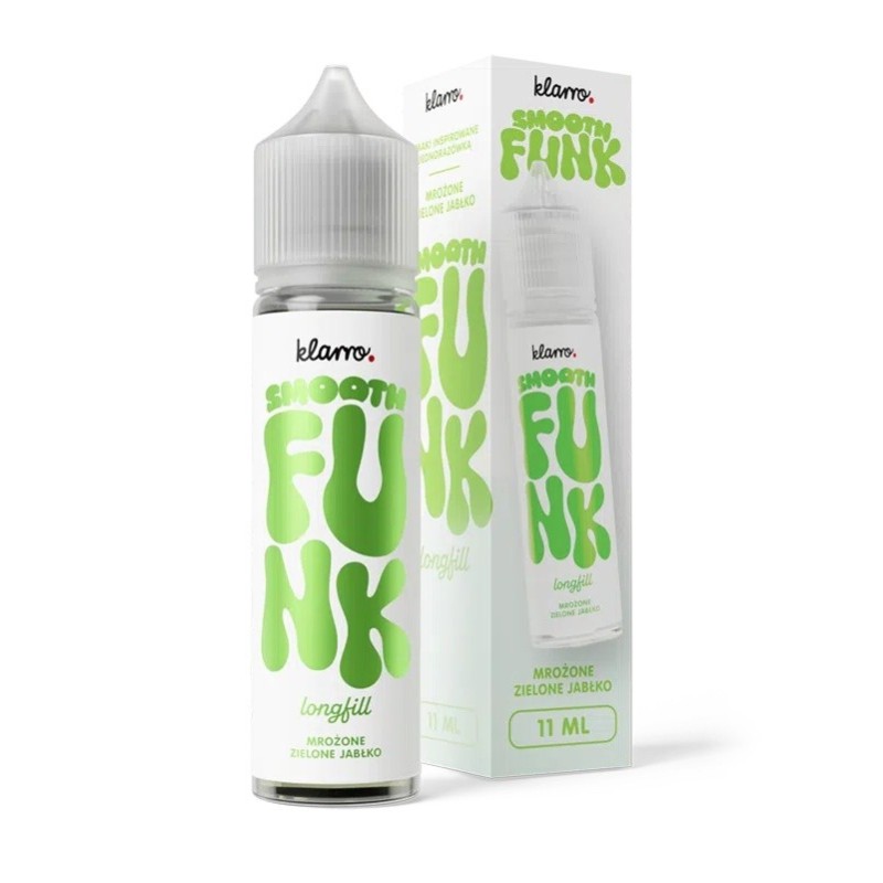 Longfill Klarro Smooth Funk 11/60ml - Mrożone Zielone Jabłko (A25) | Eliq Vapoteur