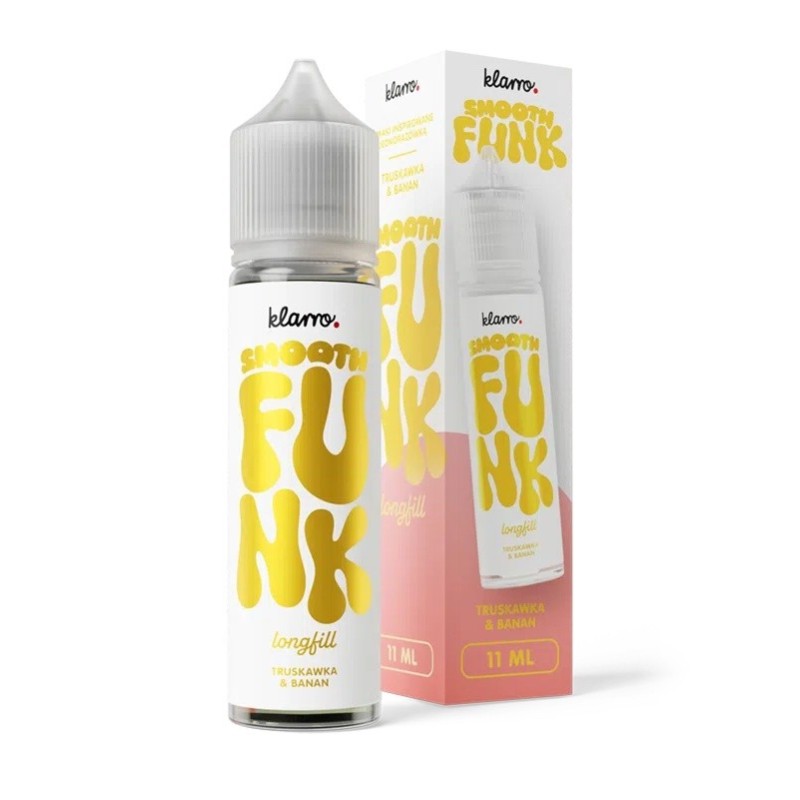 Longfill Klarro Smooth Funk 11/60ml - Truskawka & Banan (A25) | Eliq Vapoteur