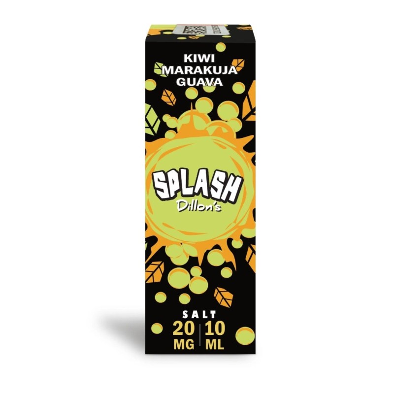 Dillon's Splash E-liquid - Kiwi Passionfruit Guava 20mg 10ml | EliqVapoteur