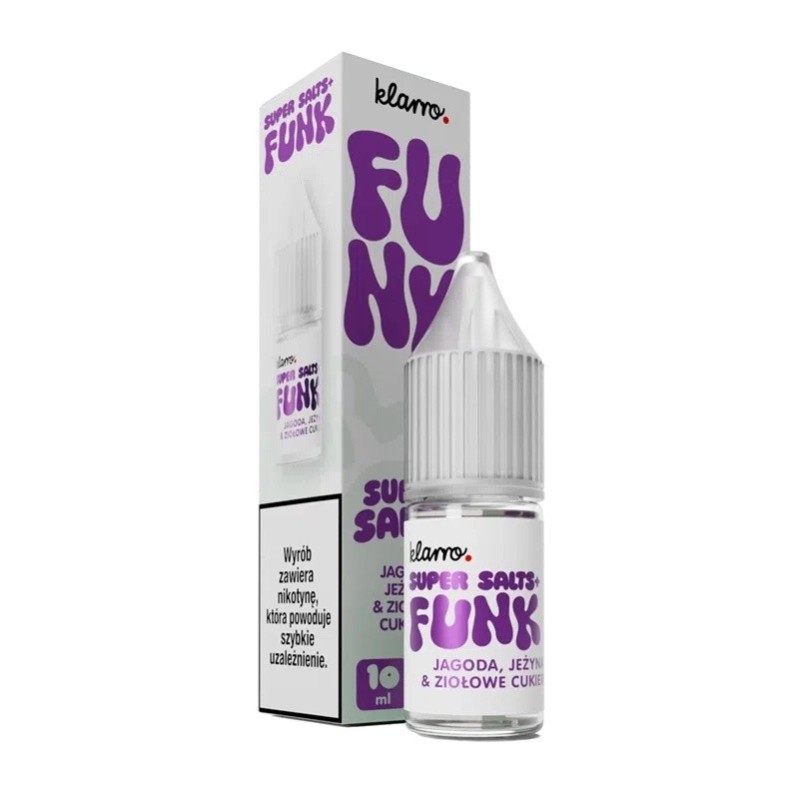 Liquid Klarro Funk Super Salts+ - Baie de sureau & Bonbons aux herbes | Eliq Vapoteur