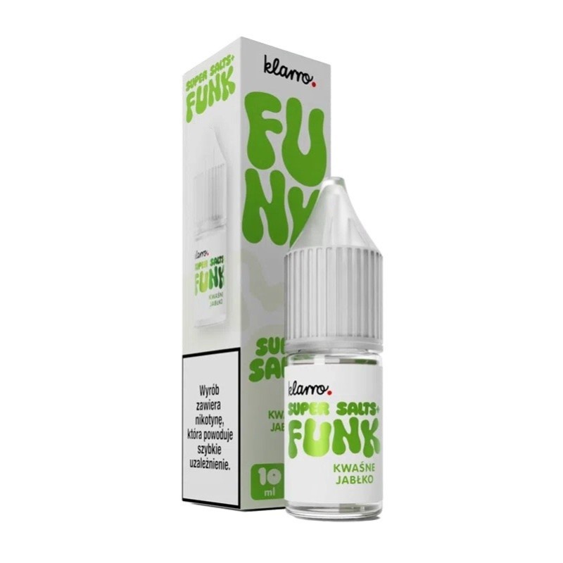 E-liquide Klarro Funk Super Salts+ - Pomme Acide | EliqVapoteur