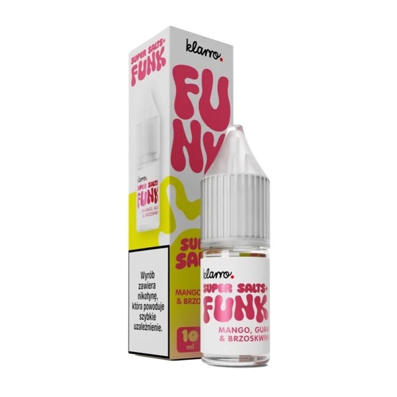 Liquid Klarro Funk Super Salts+ - Mangue Guava & Pêche | Eliq Vapoteur