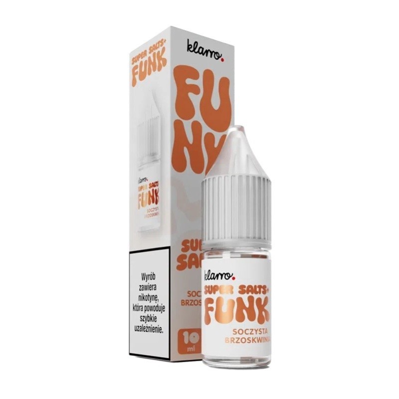 Liquid Klarro Funk Super Salts+ - Pêche Juteuse | Eliq Vapoteur