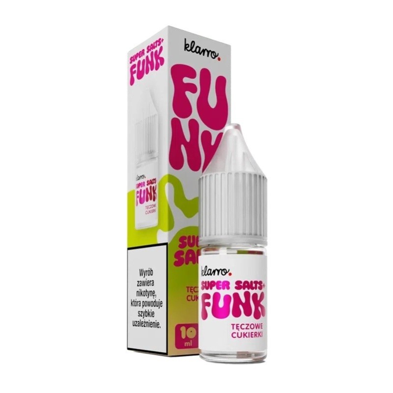 Liquid Klarro Funk Super Salts+ - Bonbons Arc-en-Ciel | Eliq Vapoteur