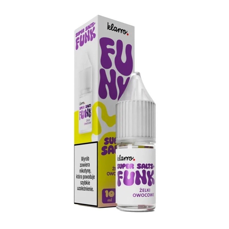 Liquid Klarro Funk Super Salts+ - Żelki Owocowe | Eliq Vapoteur
