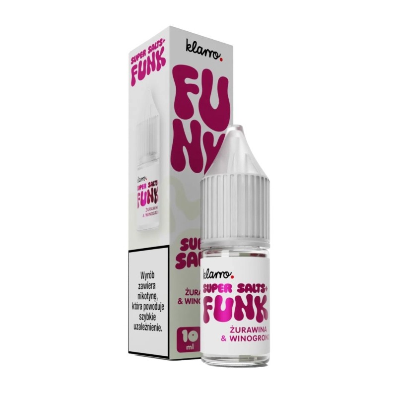 Liquid Klarro Funk Super Salts+ - Żurawina & Winogrono | Eliq Vapoteur