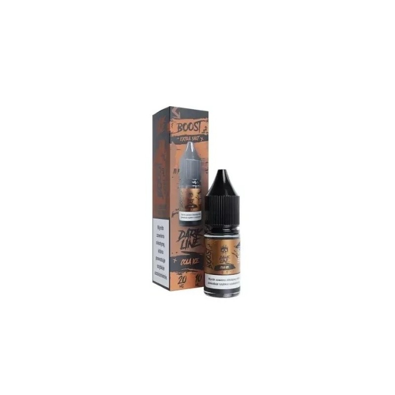 Liquid DARK LINE Boost Salt 10ml - Cola Ice 20mg  (A25) | Eliq Vapoteur