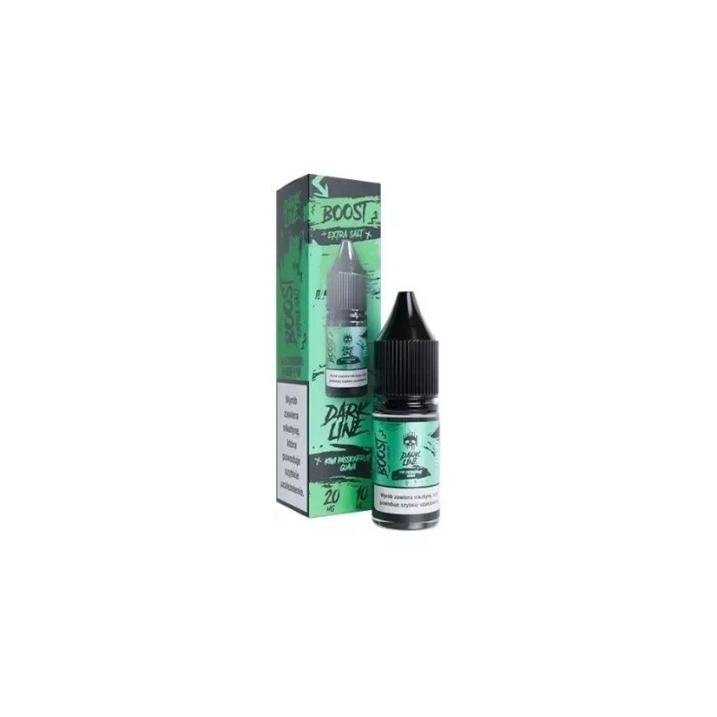 Liquid DARK LINE Boost Salt 10ml - Kiwi Passionfruit Guava 20mg (A25) | Eliq Vapoteur