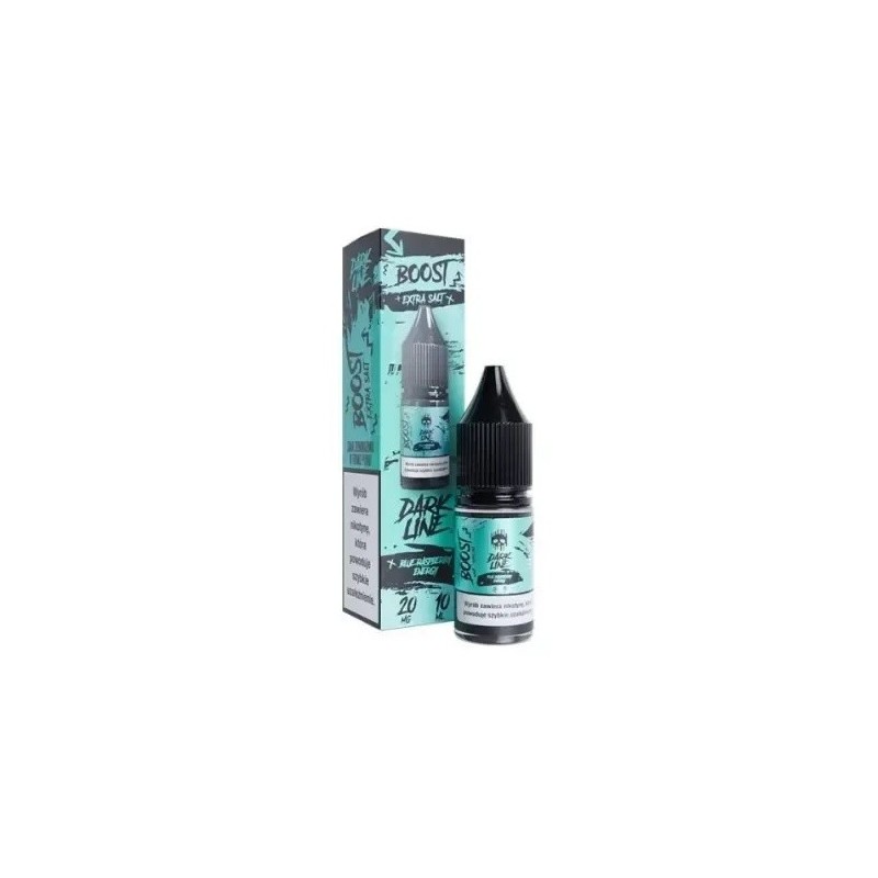 Liquid DARK LINE Boost Salt 10ml - Blueberry Raspberry Energy 20mg  (A25) | Eliq Vapoteur