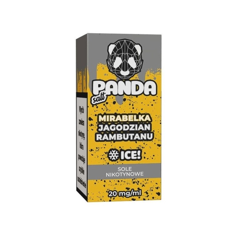Liquid PANDA Salt 10ml - Mirabelle Jagodziań Rambutanu 20mg (A25) | Eliq Vapoteur