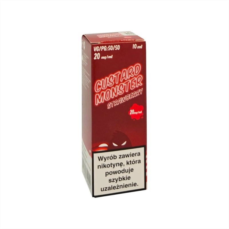 Liquid Salt MVL - Custard Monster - Strawberry 10ml 20mg | Eliq Vapoteur