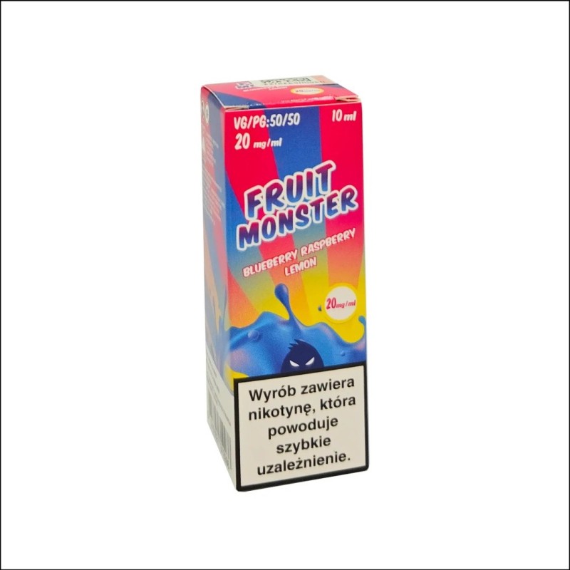 Liquid Salt MVL - Fruit Monster - Blueberry Raspberry Lemon 10ml 20mg | Eliq Vapoteur