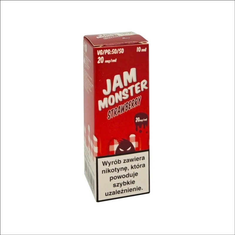 Liquid Salt MVL - Jam Monster - Strawberry 10ml 20mg | Eliq Vapoteur