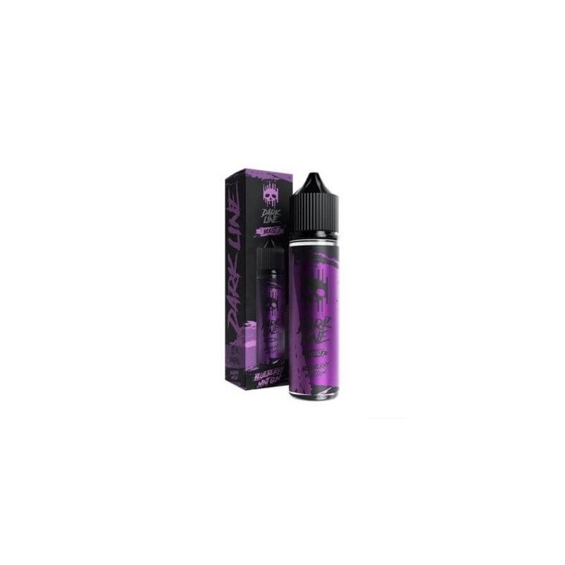 Longfill Dark Line Boost 12/60ml - Blueberry Mint Gum (A25) | Eliq Vapoteur