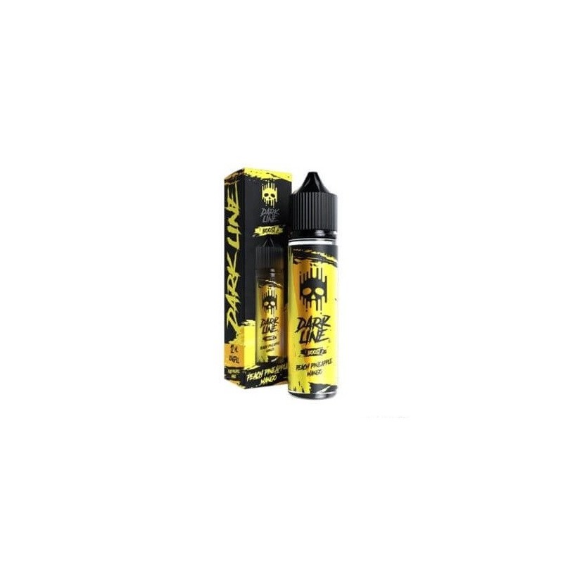 Longfill Dark Line Boost 12/60ml - Pêche Ananas Mangue | EliqVapoteur
