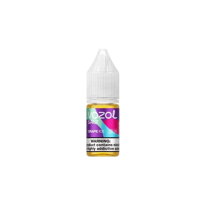 Liquid Salt Vozol 10 ml - Grape Ice 20 mg | Eliq Vapoteur