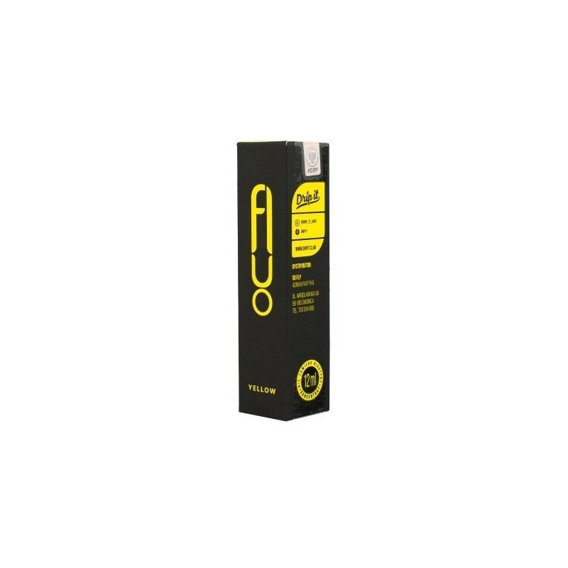 Longfill Fluo - Yellow 12/60ml | Eliq Vapoteur
