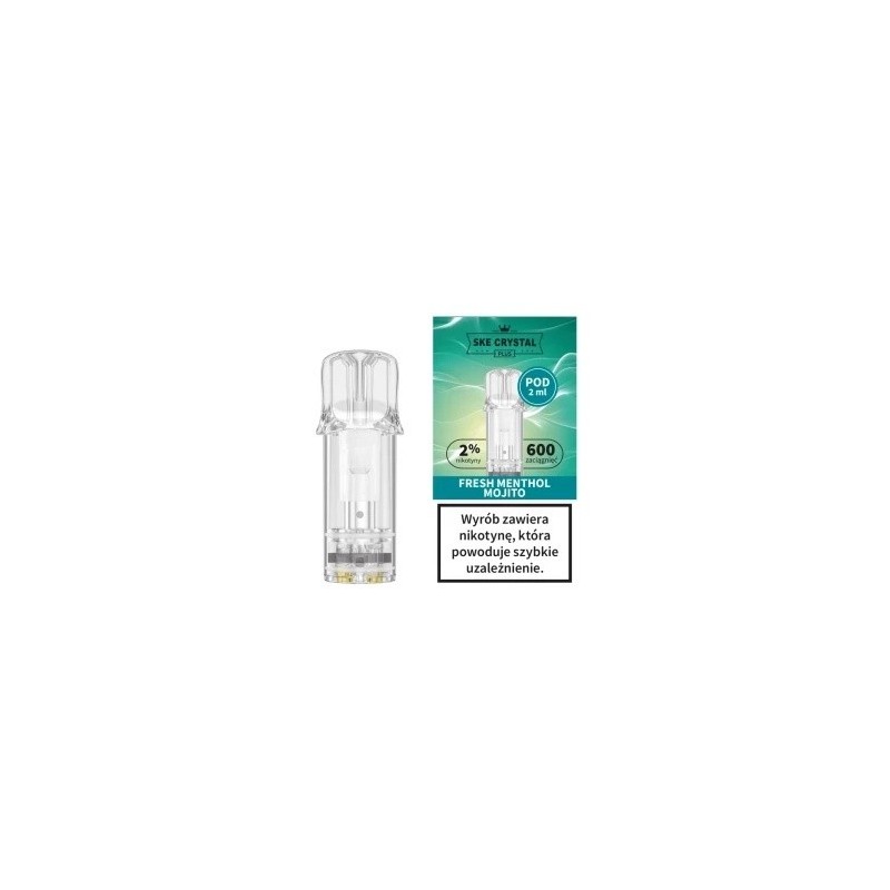 Wkład Crystal Plus Fresh Menthol Mojito 20mg 600+ (A25) | Eliq Vapoteur