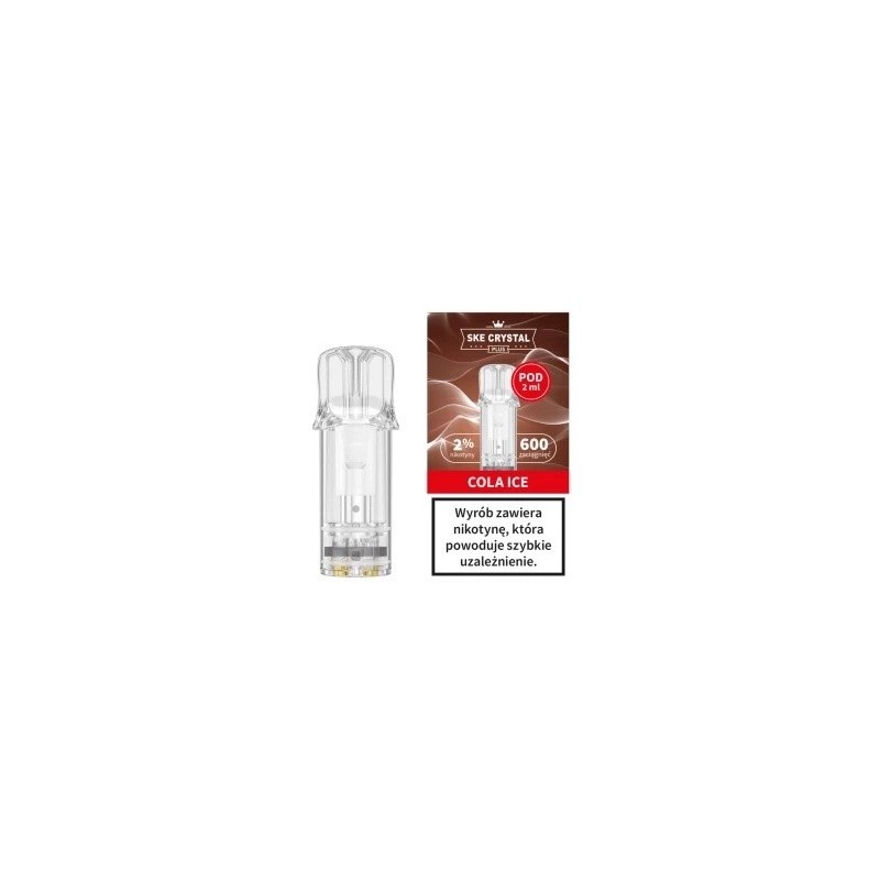 Wkład Crystal Plus Cola Ice 20mg 600+  (A25) | Eliq Vapoteur