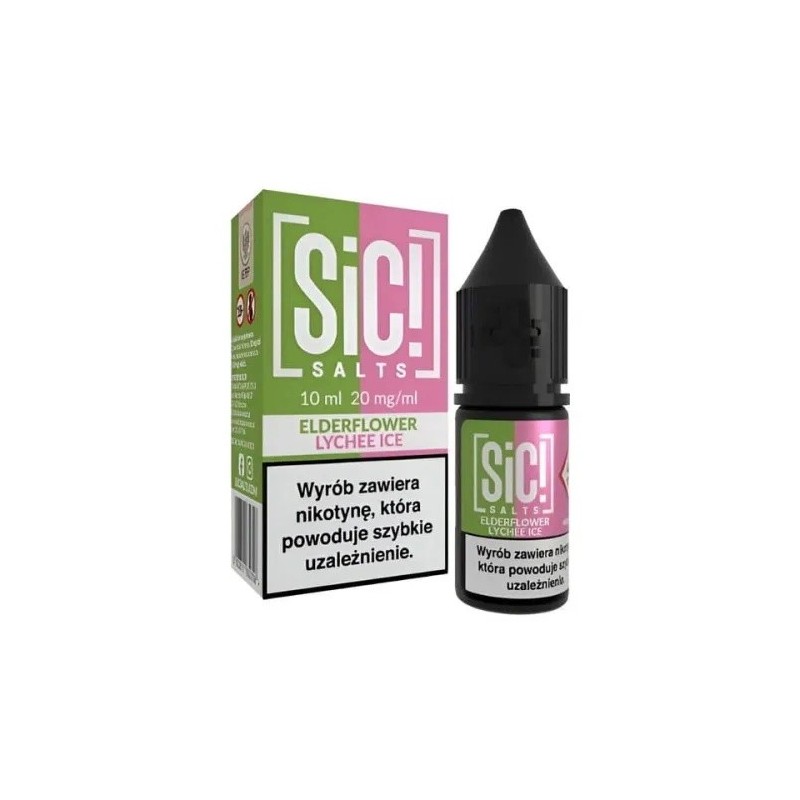Liquid Sic Salts 10ml - Elderflower Lychee 20mg (A25) | Eliq Vapoteur