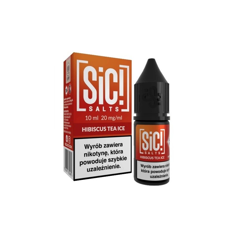 Liquid Sic Salts 10ml - Hibiscus Tea Ice 20mg (A25) | Eliq Vapoteur
