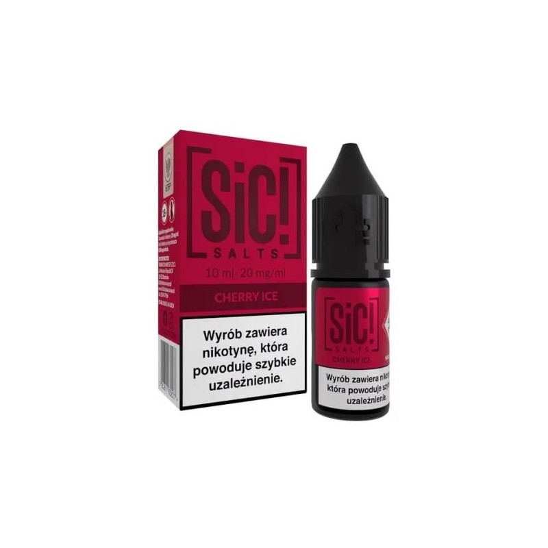Liquid Sic Salts 10ml - Cherry Ice 20mg (A25) | Eliq Vapoteur