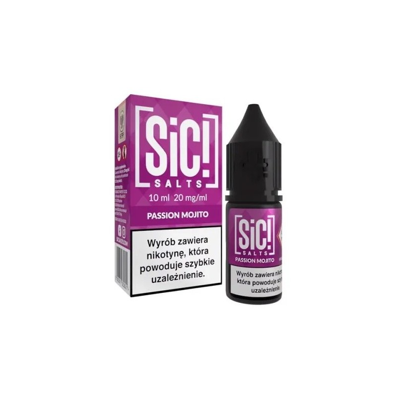 Liquid Sic Salts 10ml - Passion Mojito 20mg (A25) | Eliq Vapoteur