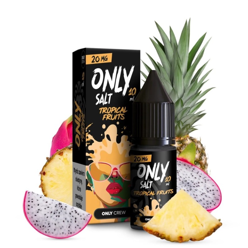 Liquid Only Salt 10ml - Tropical Fruits 20mg (A25) | Eliq Vapoteur
