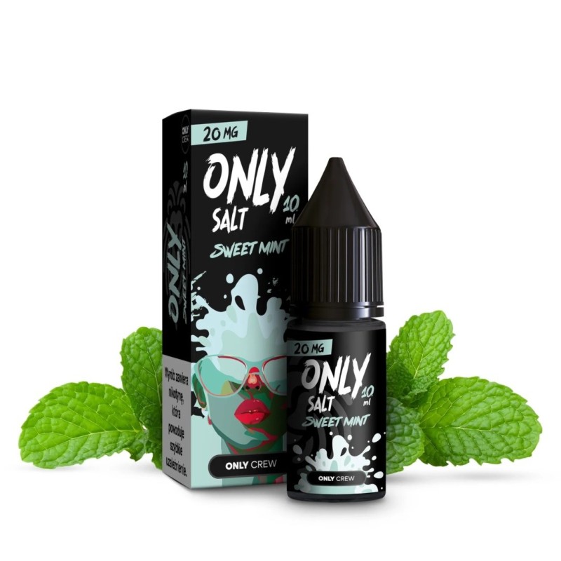 Liquid Only Salt 10ml - Sweet Mint 20mg (A25) | Eliq Vapoteur