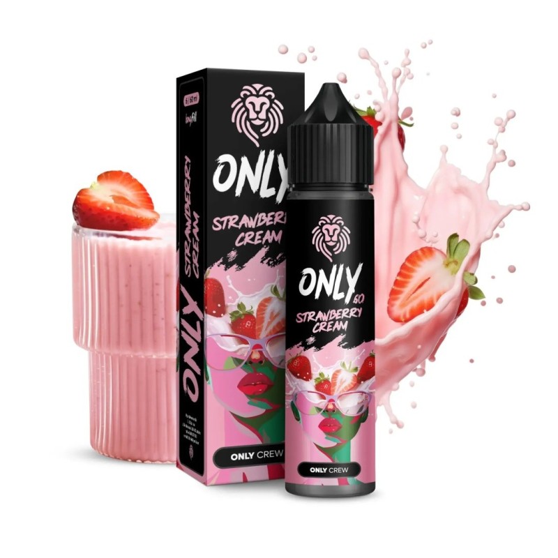 Longfill Only 6/60ml - Strawberry Cream (A25) | Eliq Vapoteur