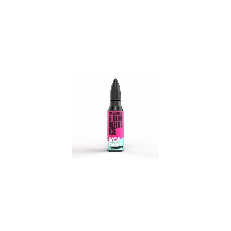 Longfill RIOT BAREDTN 5/60ml - Strawberry Blueberry Ice | Eliq Vapoteur