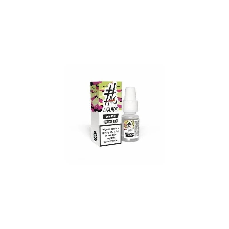 Liquid Hasztag 10ml - Acid Fruits 12mg (A25) | Eliq Vapoteur