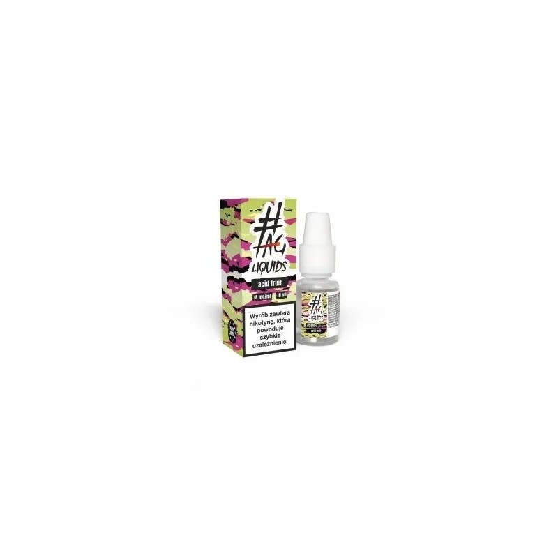 Liquid Hasztag 10ml - Acid Fruits 18mg (A25) | Eliq Vapoteur