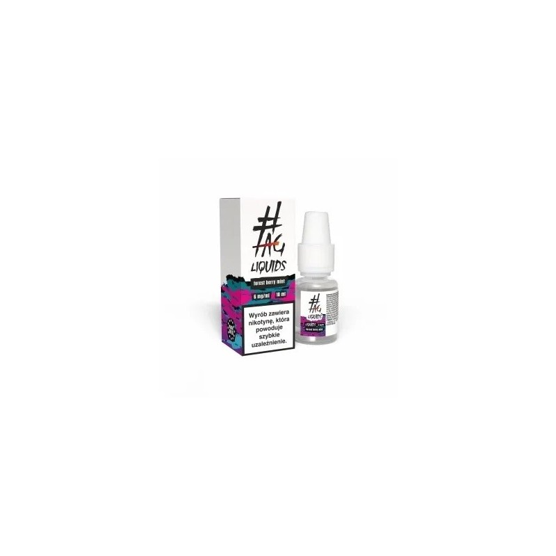 Liquid Hasztag 10ml - Forest Berry Mint 6mg (A25) | Eliq Vapoteur