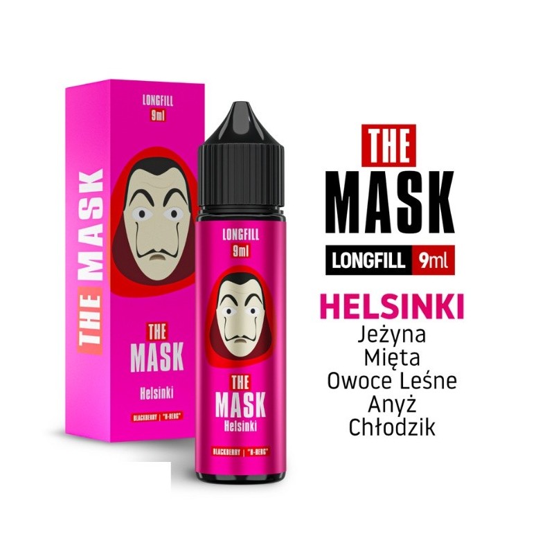 Longfill The Mask 9/60ml - Helsinki | Eliq Vapoteur
