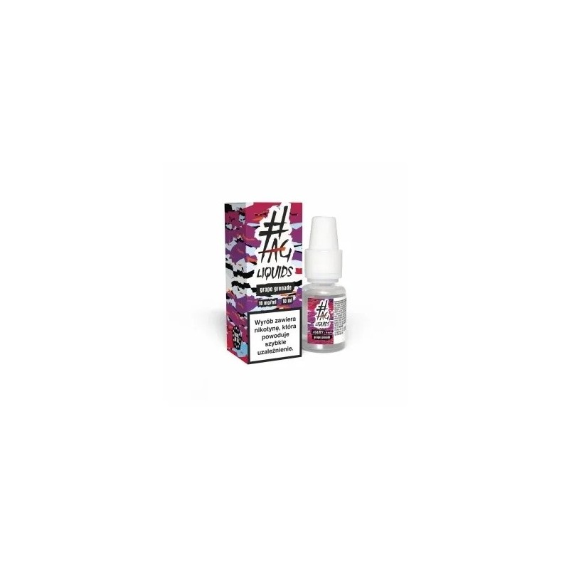 Liquid Hasztag 10ml - Grape Grenade 18mg (A25) | Eliq Vapoteur