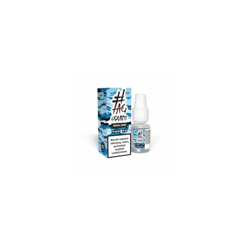 Liquid Hasztag 10ml - Mentos Candy 18mg (A25) | Eliq Vapoteur