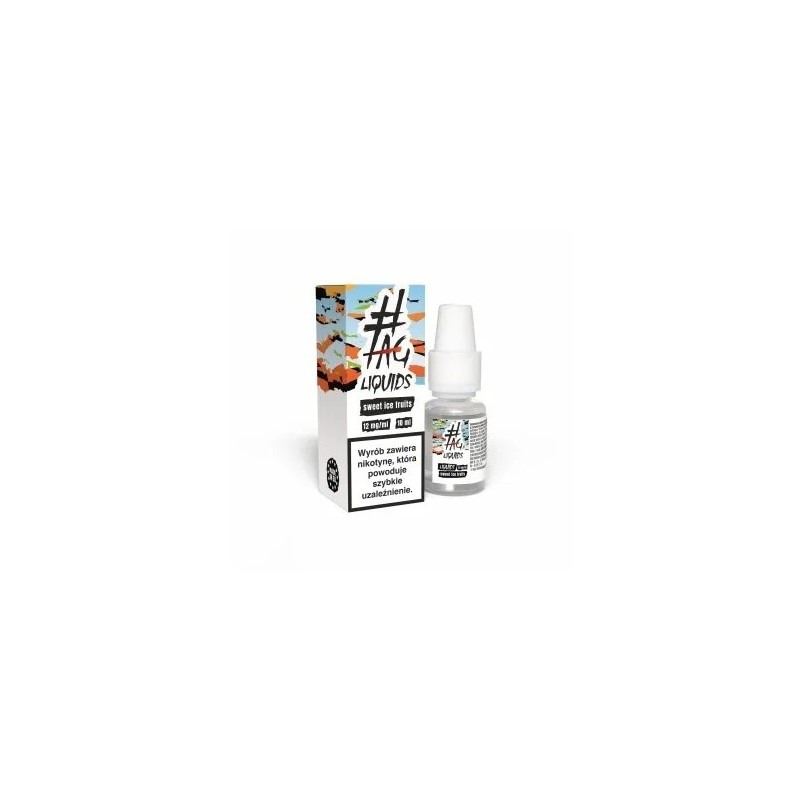 Liquid Hasztag 10ml - Sweet Ice Fruits 12mg (A25) | Eliq Vapoteur