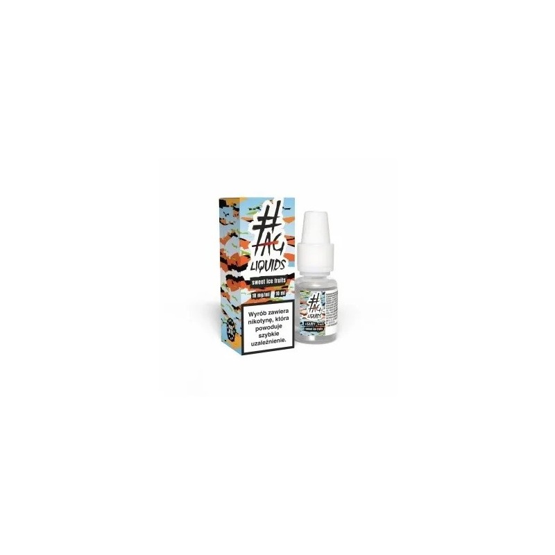 Liquid Hasztag 10ml - Sweet Ice Fruits 18mg (A25) | Eliq Vapoteur