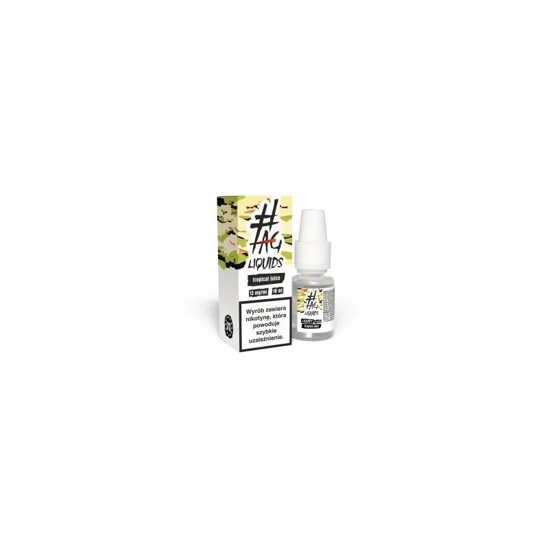 Liquid Hasztag 10ml - Tropical Juice 12mg (A25) | Eliq Vapoteur