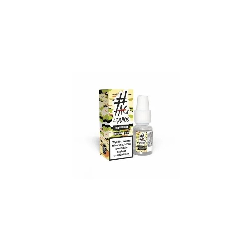 Liquid Hasztag 10ml - Tropical Juice 18mg (A25) | Eliq Vapoteur