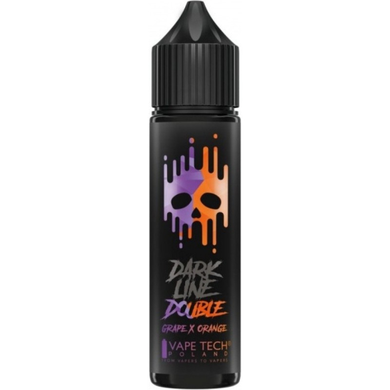 Longfill DARK LINE Double 8/60ml - Grape Orange (A25) | Eliq Vapoteur