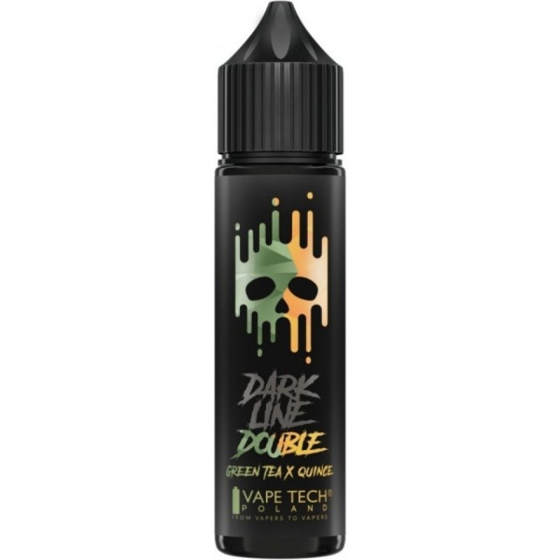 Longfill DARK LINE Double 8/60ml - Green Tea Quince (A25) | Eliq Vapoteur