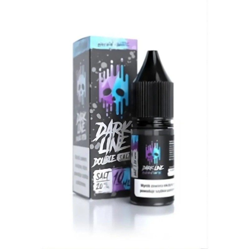 Liquid DARK LINE DOUBLE SALT 10ml - Blackcurrant Menthol 20mg (A25) | Eliq Vapoteur