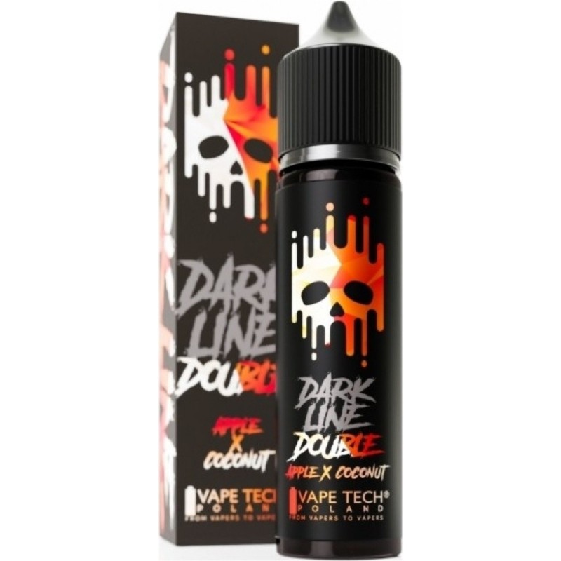 Longfill DARK LINE Double 8/60ml - Pomme Noix de Coco (A25) | Eliq Vapoteur