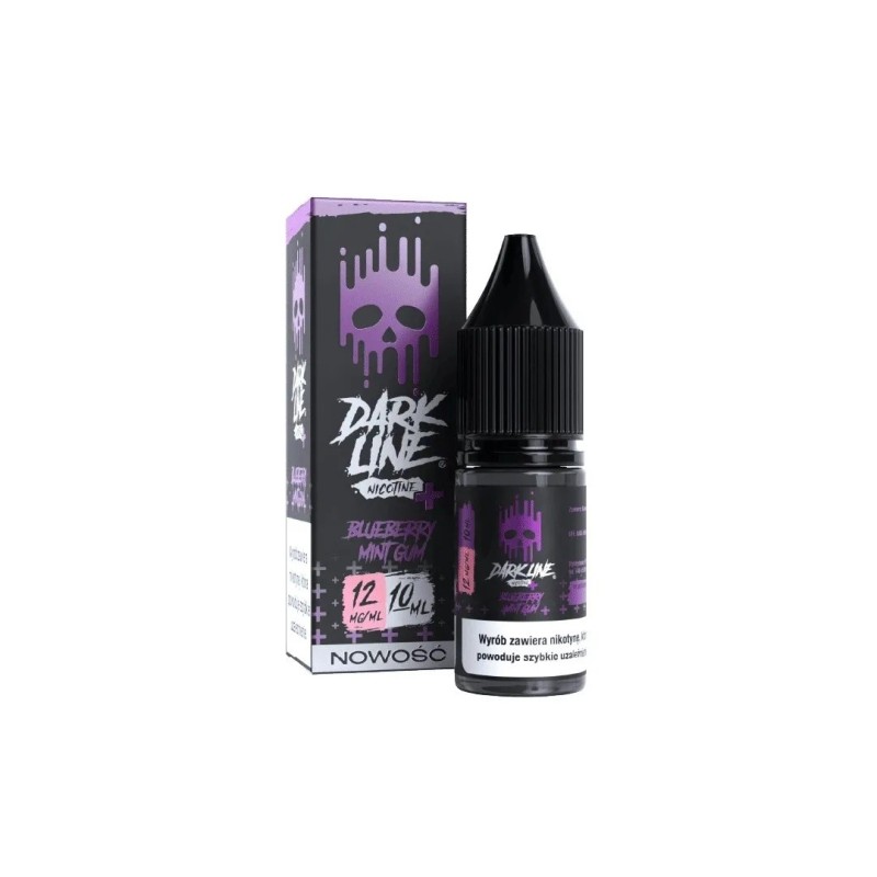 E-liquide Dark Line Nicotine+ 10ml - Menthe Bleue Gomme 12mg | EliqVapoteur